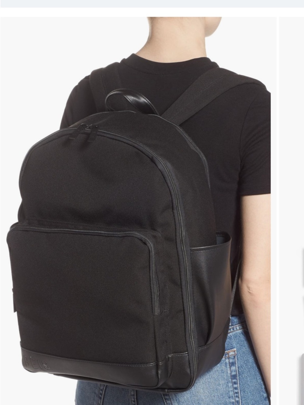 BÉIS The Travel Backpack Black Carry-On Laptop Backpack Weekender Travel Bag
